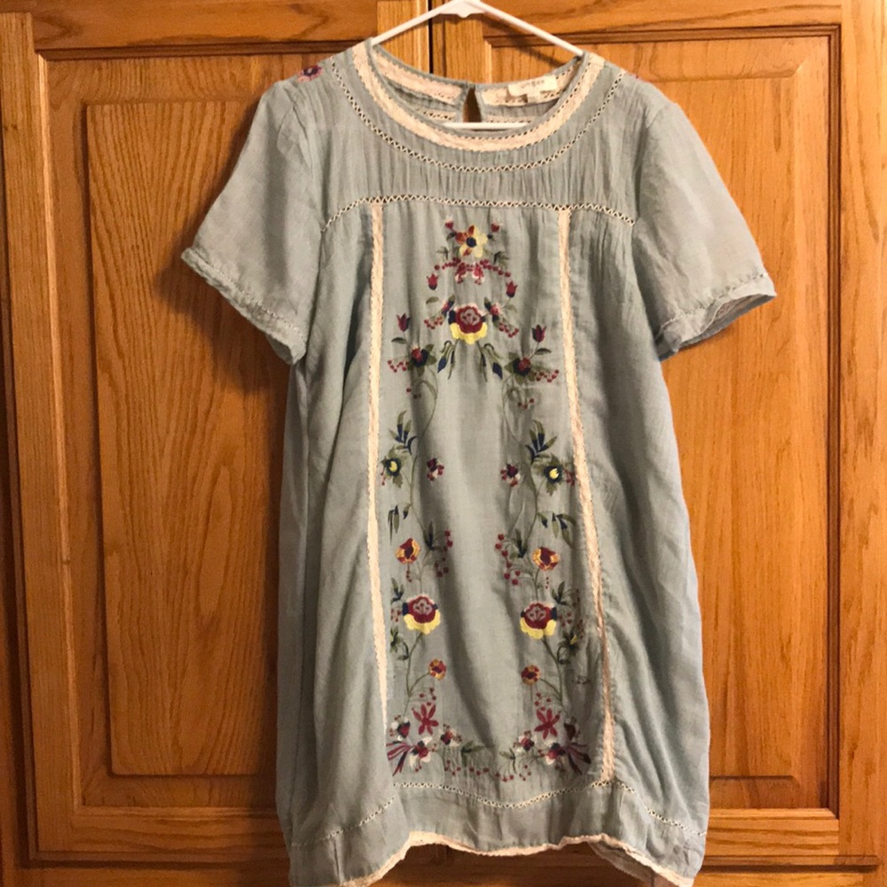 Mid thigh linen/cotton dress